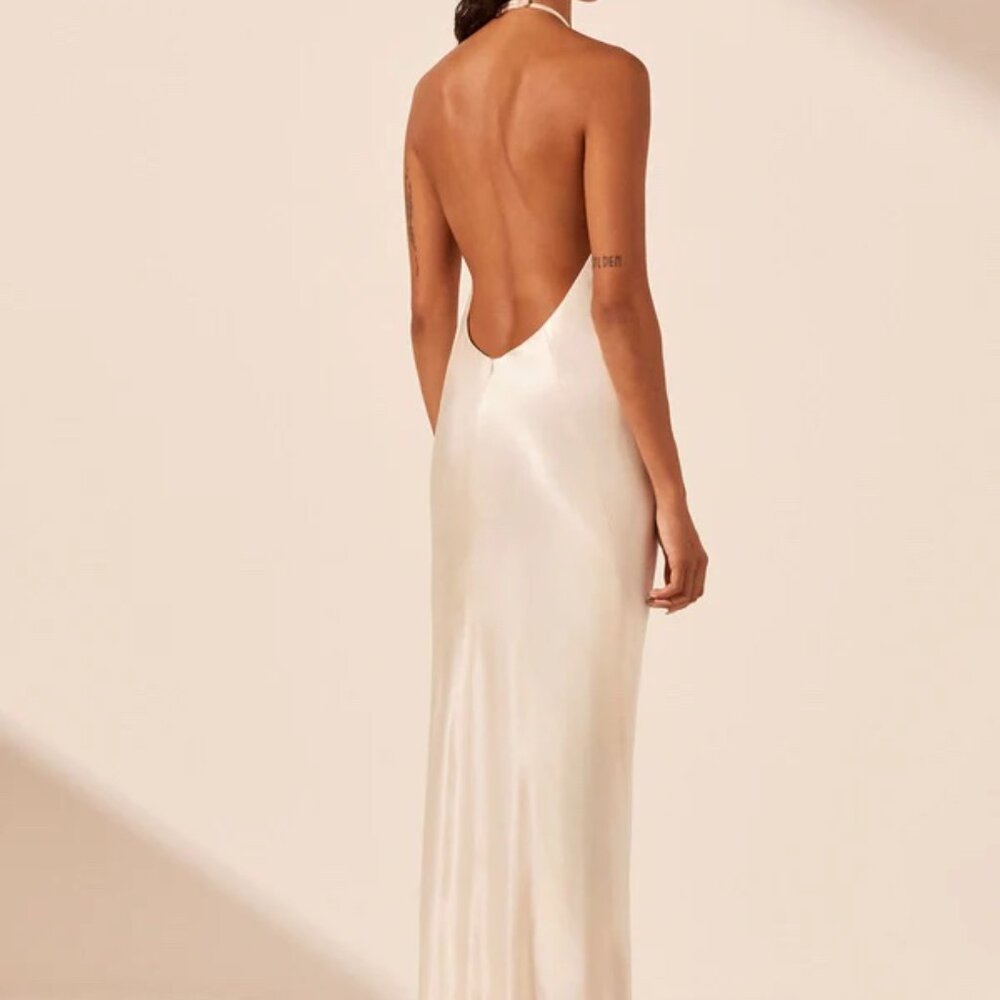 Shona Joy Cream Midi Dress - Picture 3 of 5